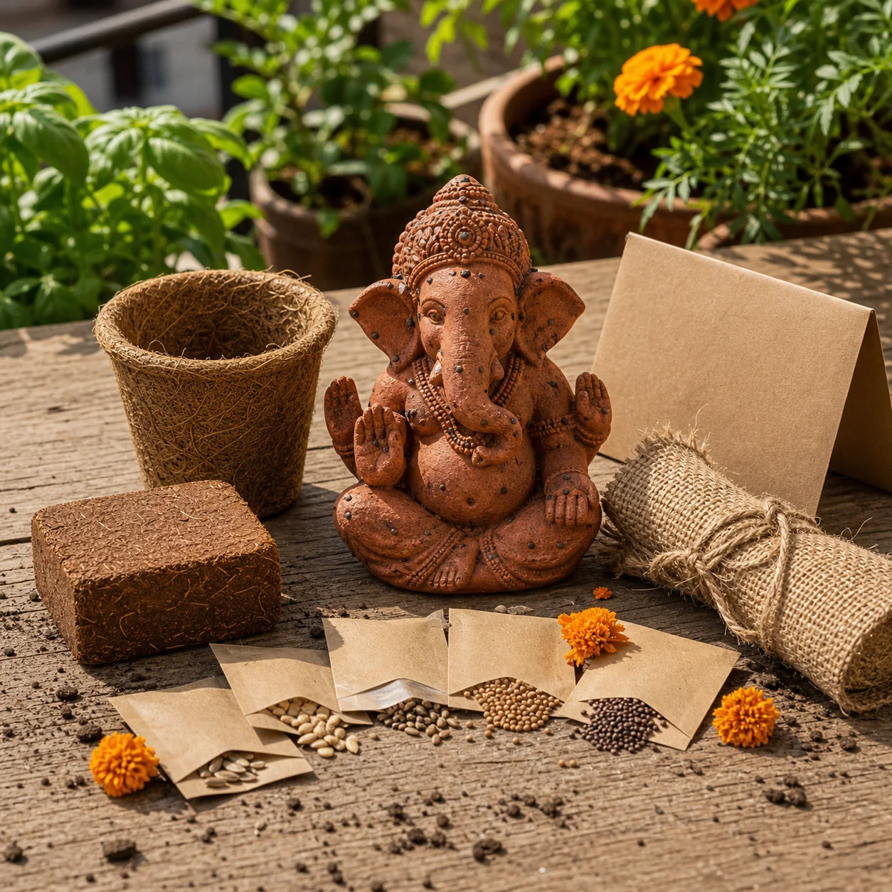 DIY Clay Ganesha and Modak Kit image 2